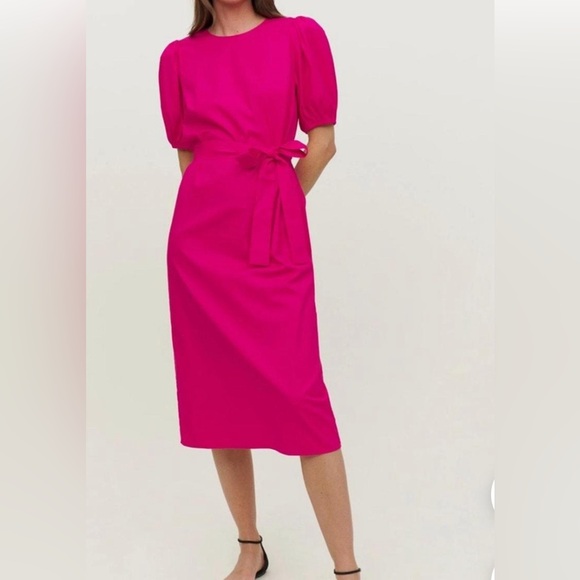 Reformation Dresses & Skirts - Reformation Rita Puff Sleeve Midi Dress